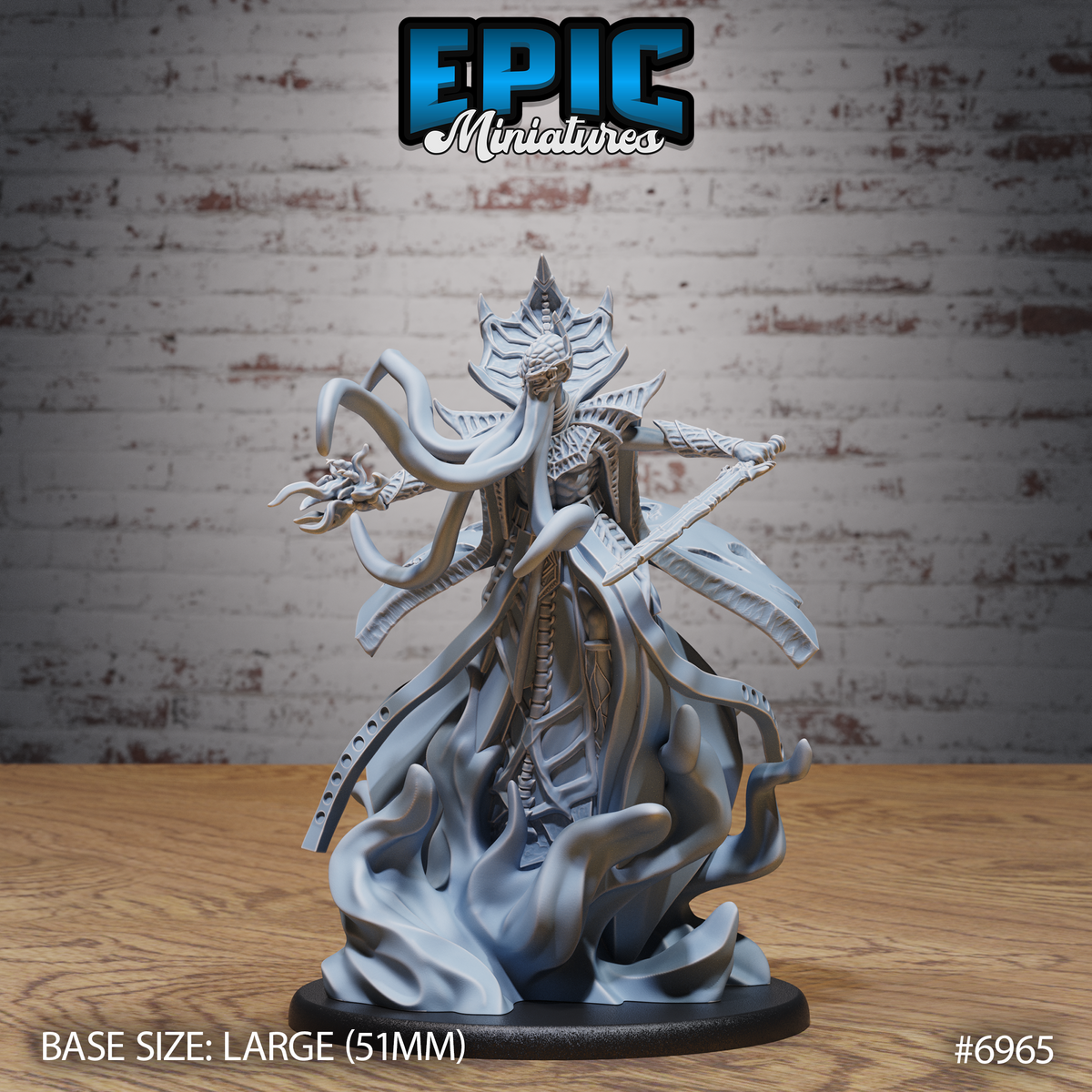 Mind Overlord DND TTRPG Resin Model 51mm Base