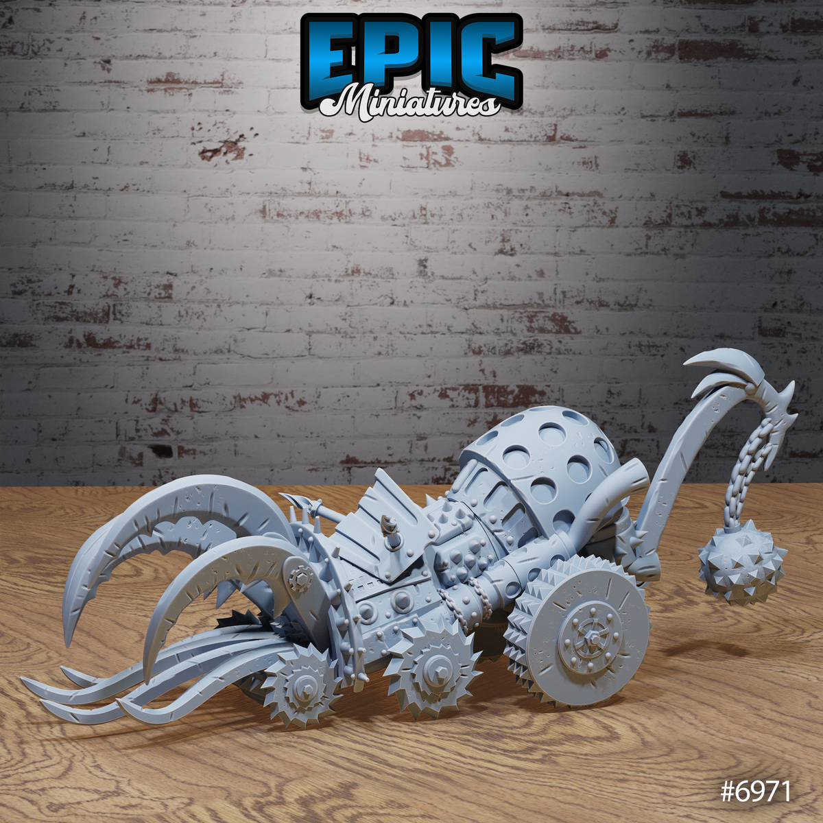 Infernal War Machine Daemon Grinder DND TTRPG Resin Model