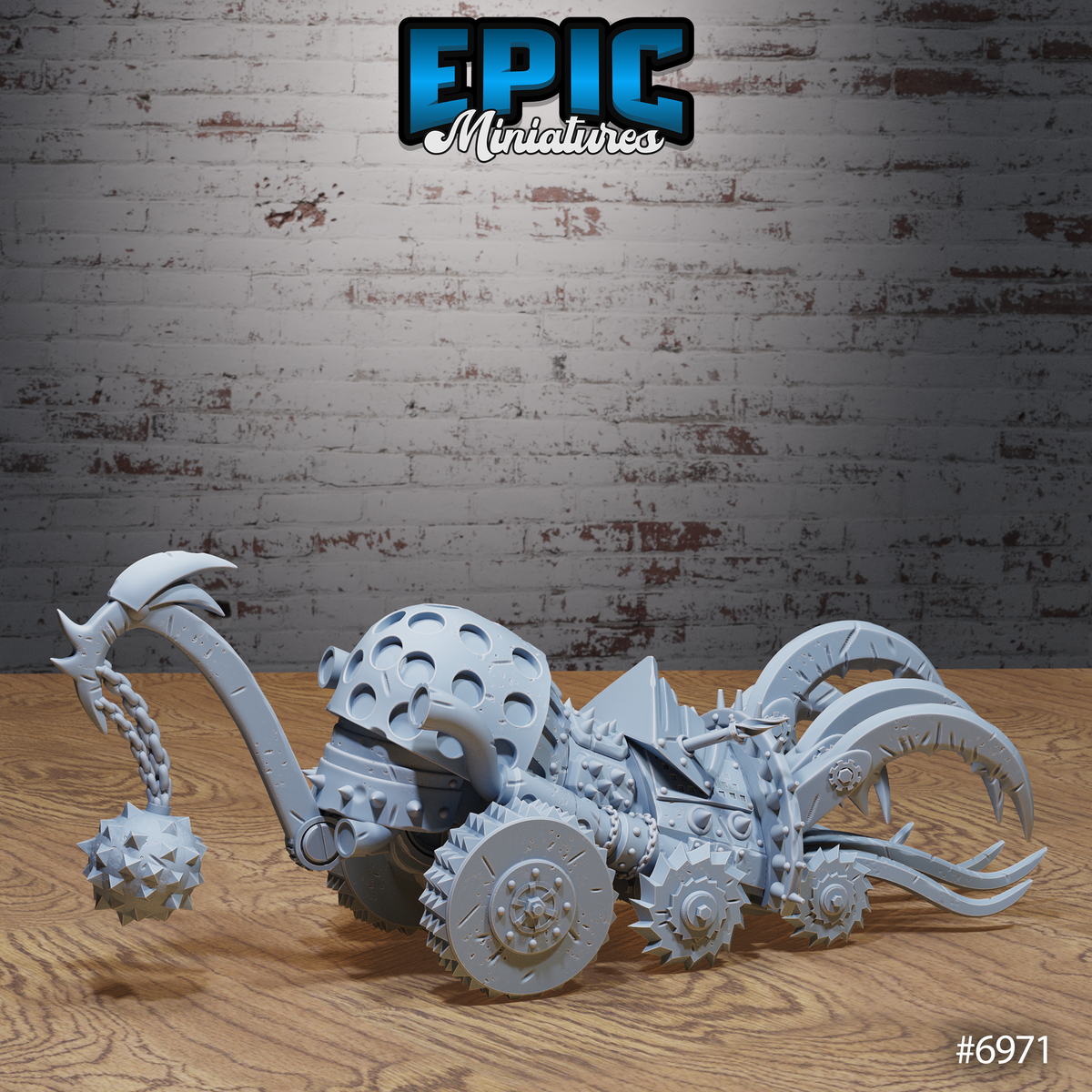 Infernal War Machine Daemon Grinder DND TTRPG Resin Model