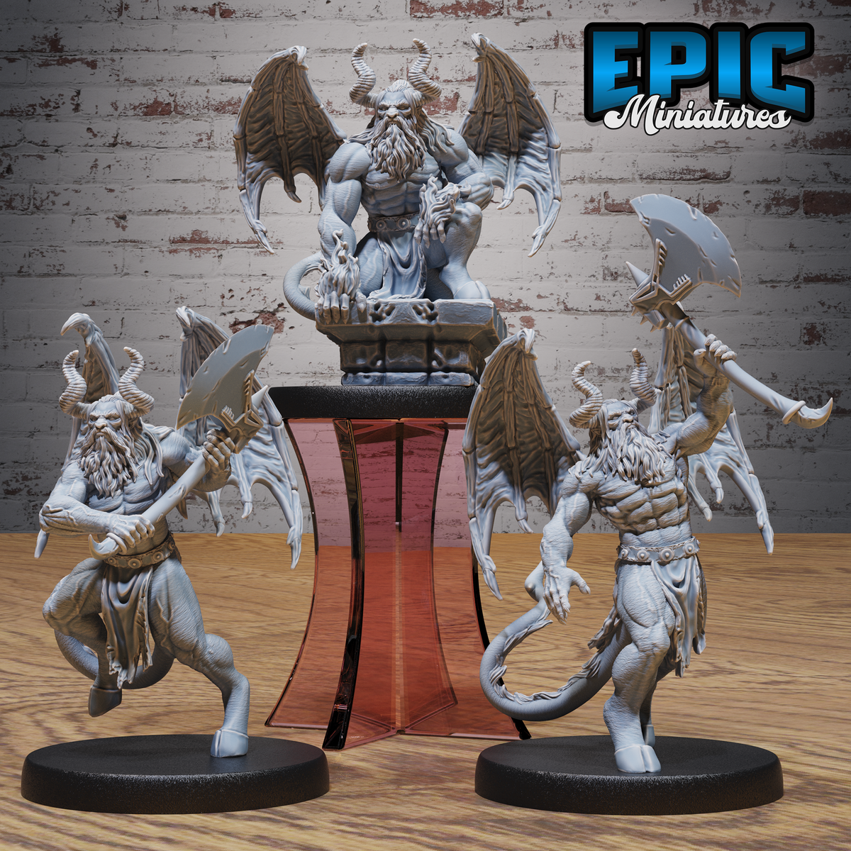 Classic Cambion DND TTRPG Resin Miniature 25mm Base