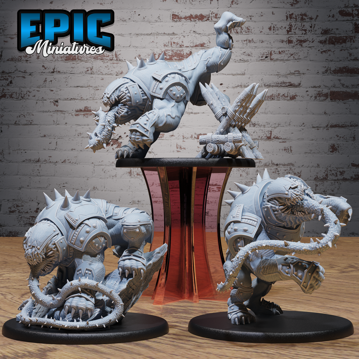 Canoloth Fiend DND TTRPG Resin Model 51mm Base