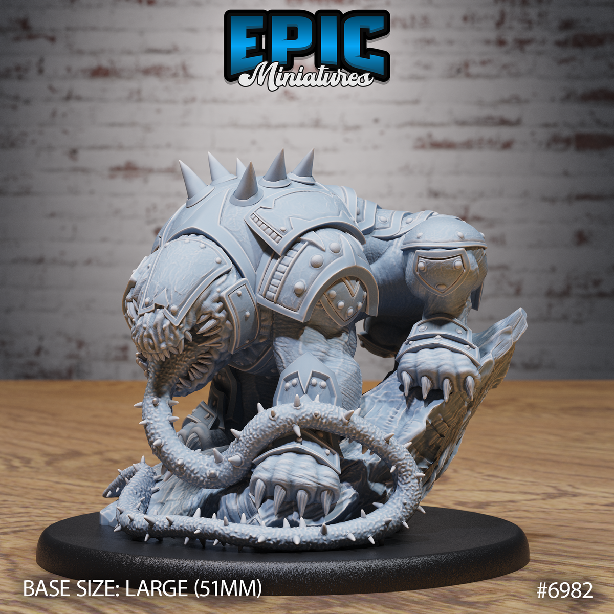 Canoloth Fiend DND TTRPG Resin Model 51mm Base