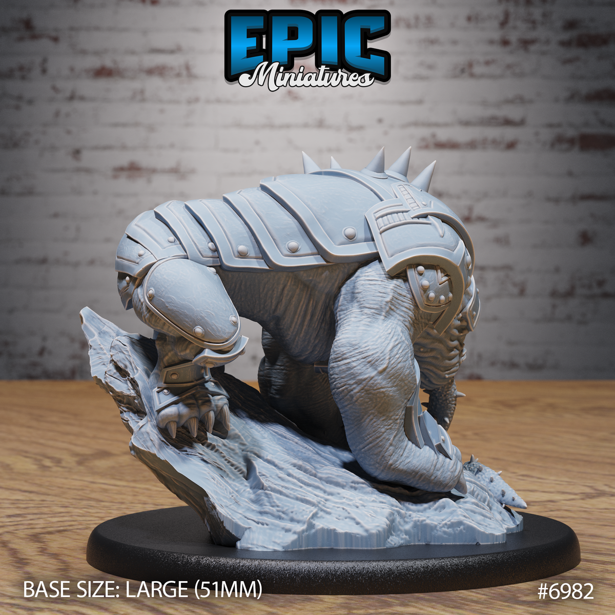 Canoloth Fiend DND TTRPG Resin Model 51mm Base