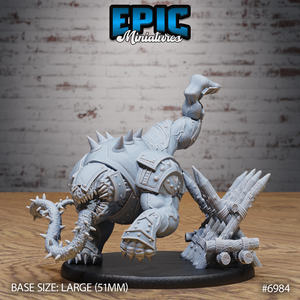 Canoloth Fiend DND TTRPG Resin Model 51mm Base