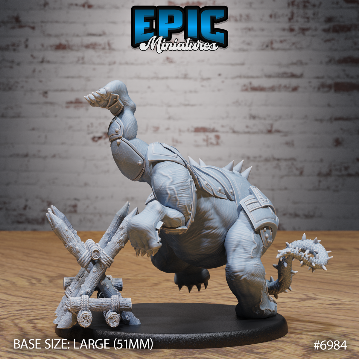 Canoloth Fiend DND TTRPG Resin Model 51mm Base