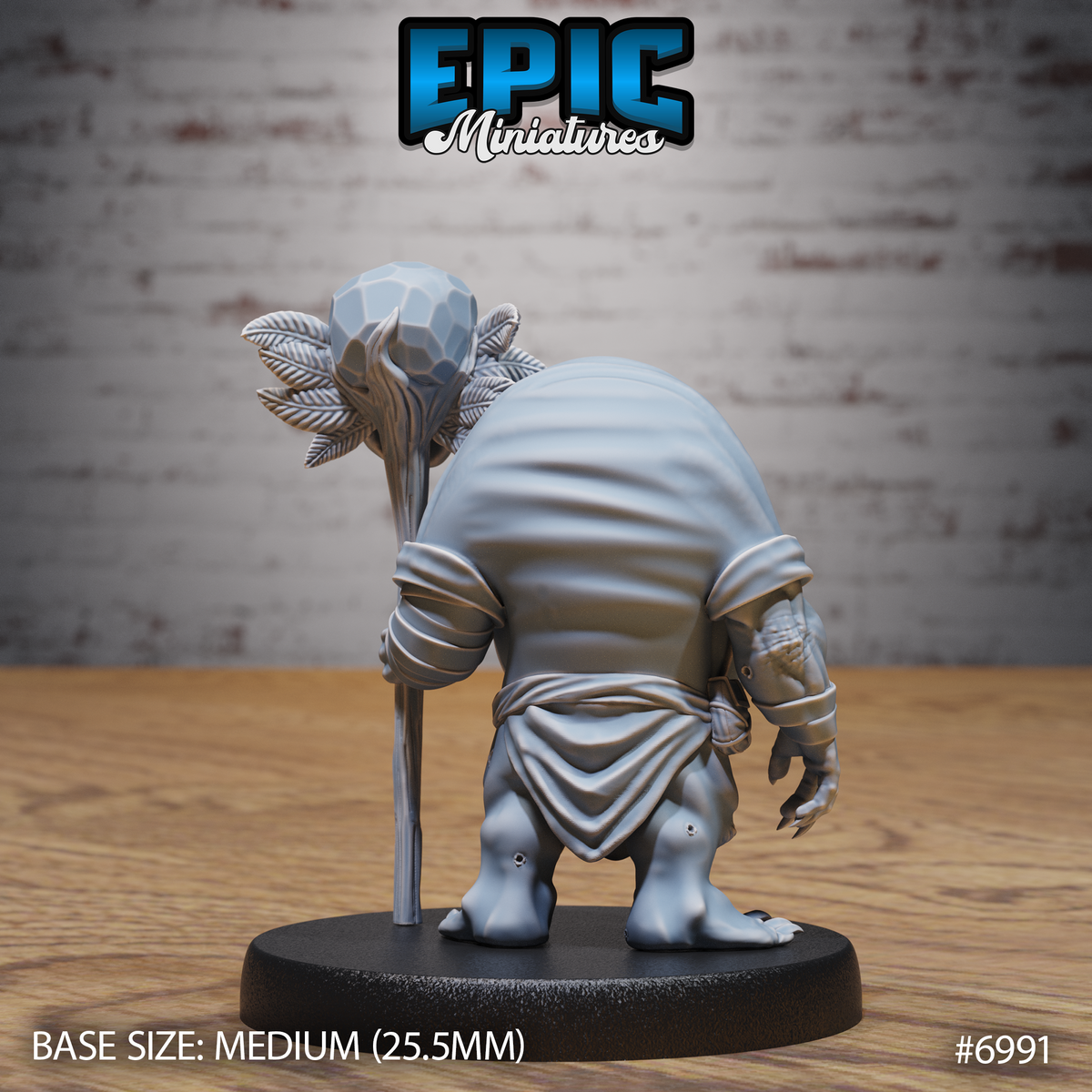 Darkling Fiend DND TTRPG Resin Miniature 25mm Base