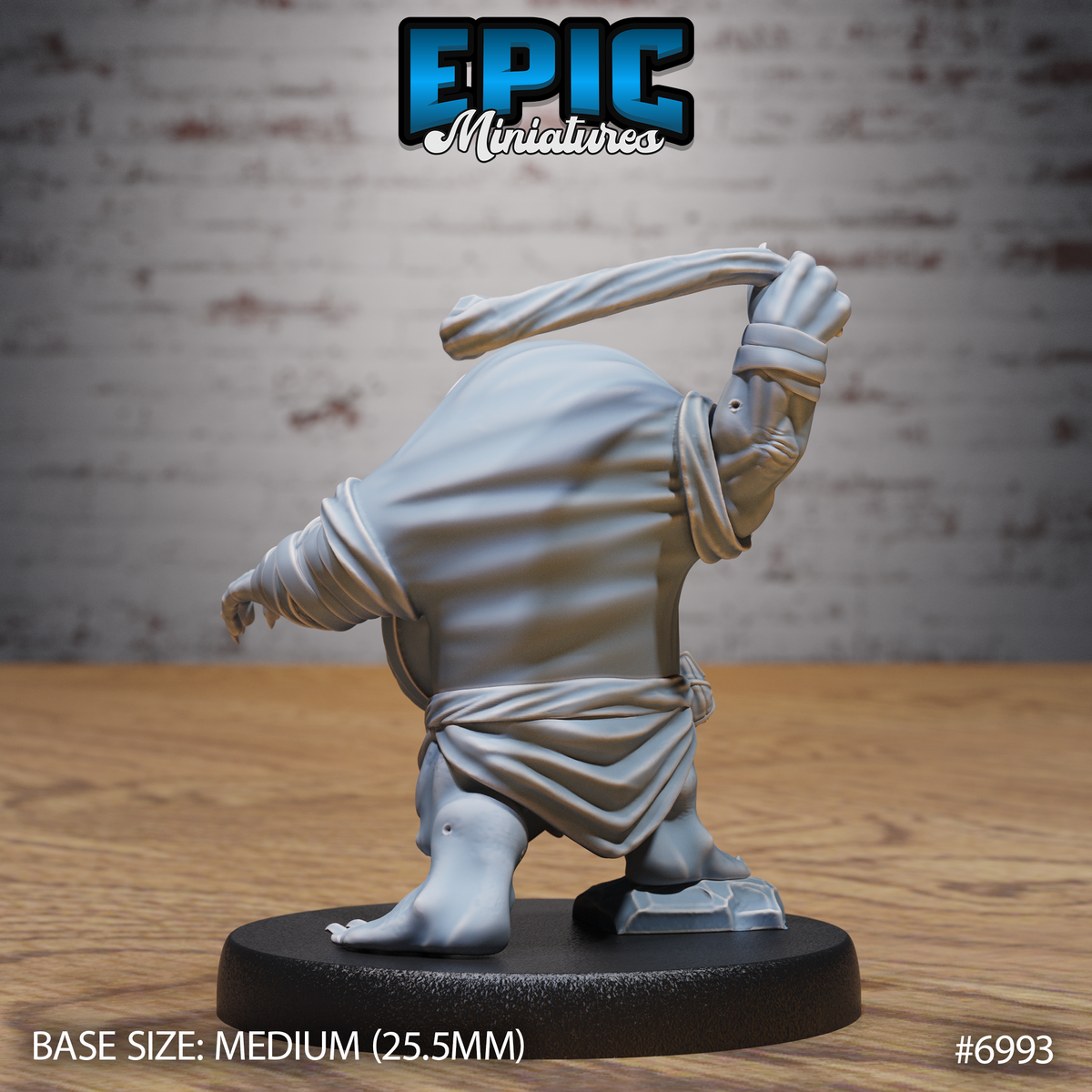 Darkling Fiend DND TTRPG Resin Miniature 25mm Base