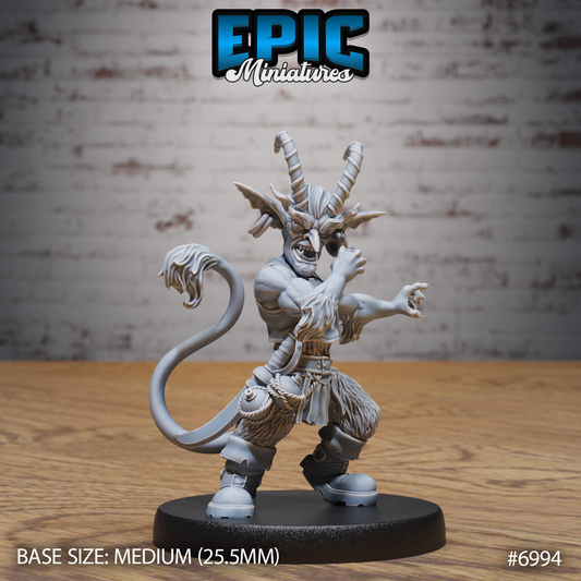 Tiefling Goblin DND TTRPG Resin Miniature 25mm Base