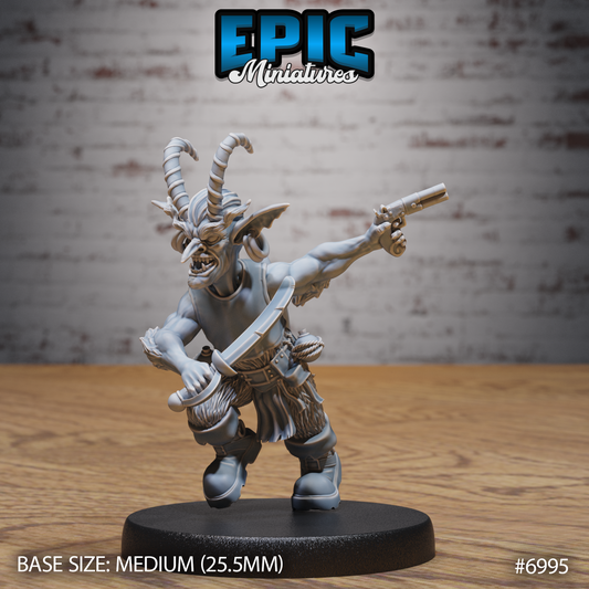 Tiefling Goblin DND TTRPG Resin Miniature 25mm Base