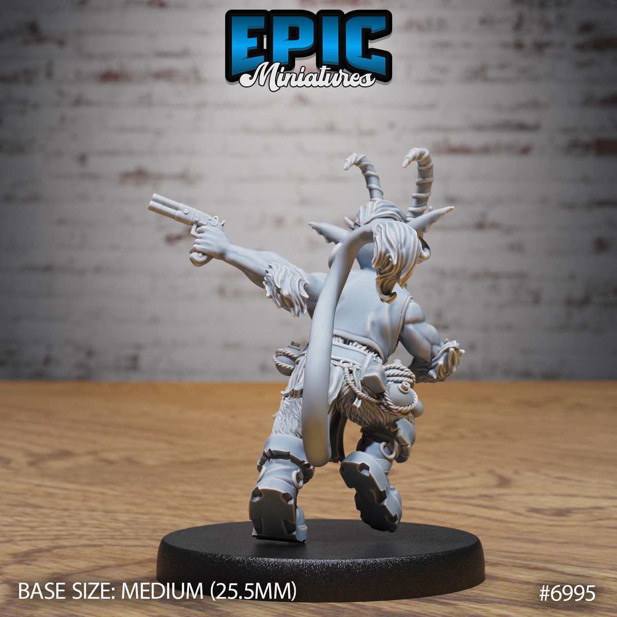 Tiefling Goblin DND TTRPG Resin Miniature 25mm Base
