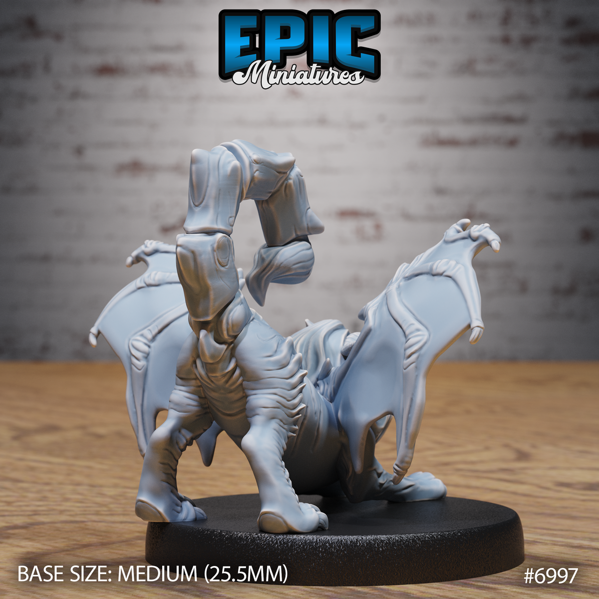 Manticore Baby DND TTRPG Resin Miniature 25mm Base
