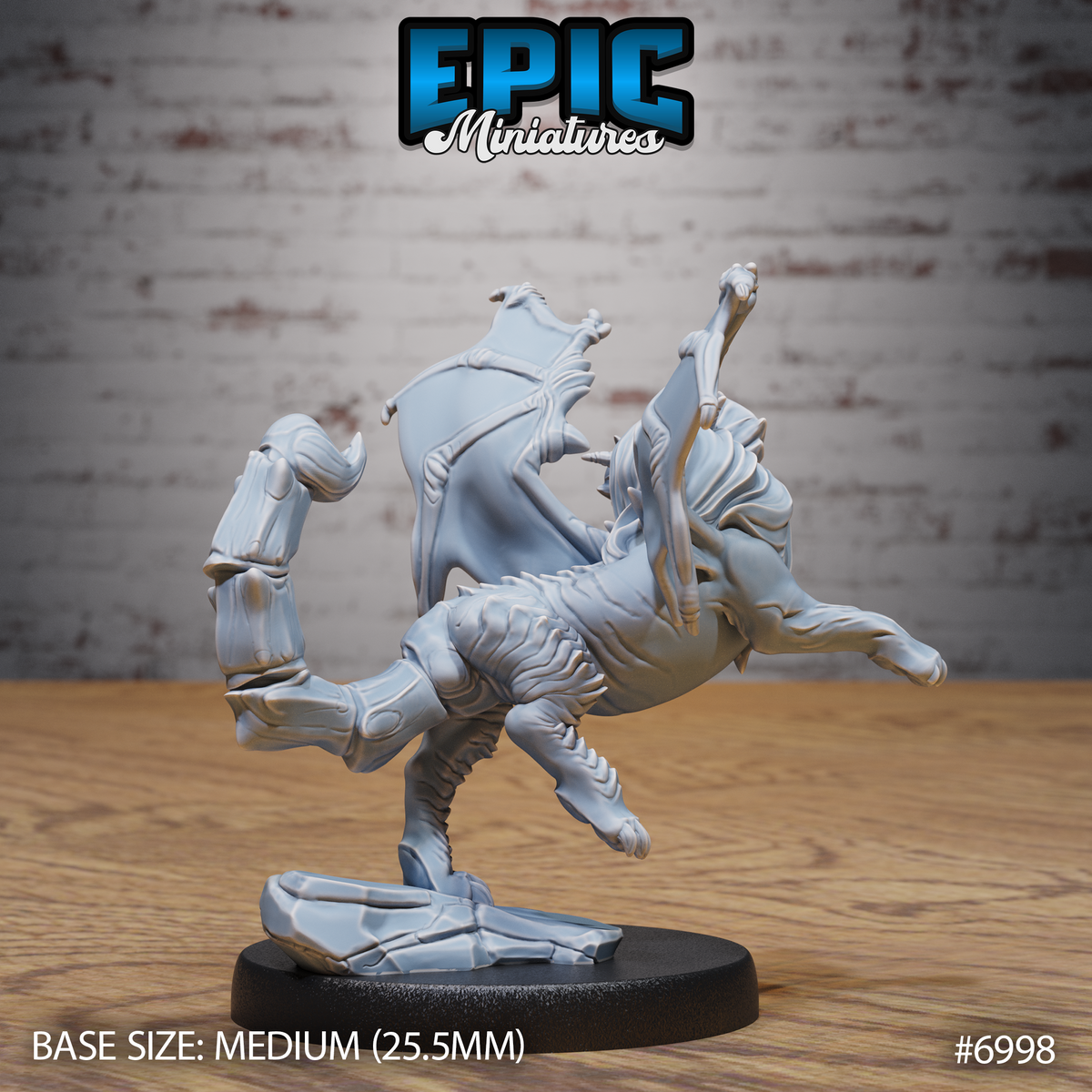 Manticore Baby DND TTRPG Resin Miniature 25mm Base