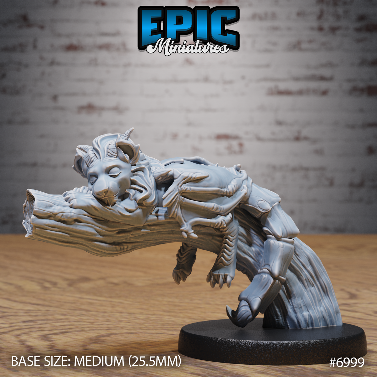 Manticore Baby DND TTRPG Resin Miniature 25mm Base