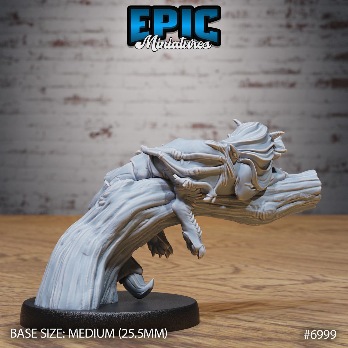 Manticore Baby DND TTRPG Resin Miniature 25mm Base