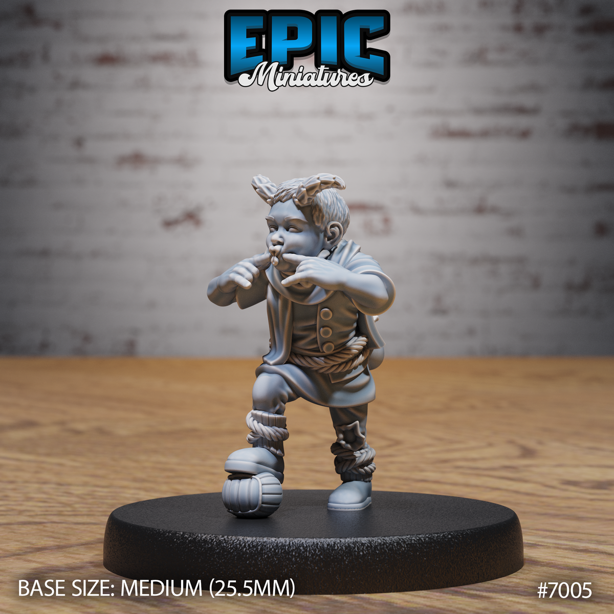Tiefling Villager DND TTRPG Resin Miniature 25mm Base
