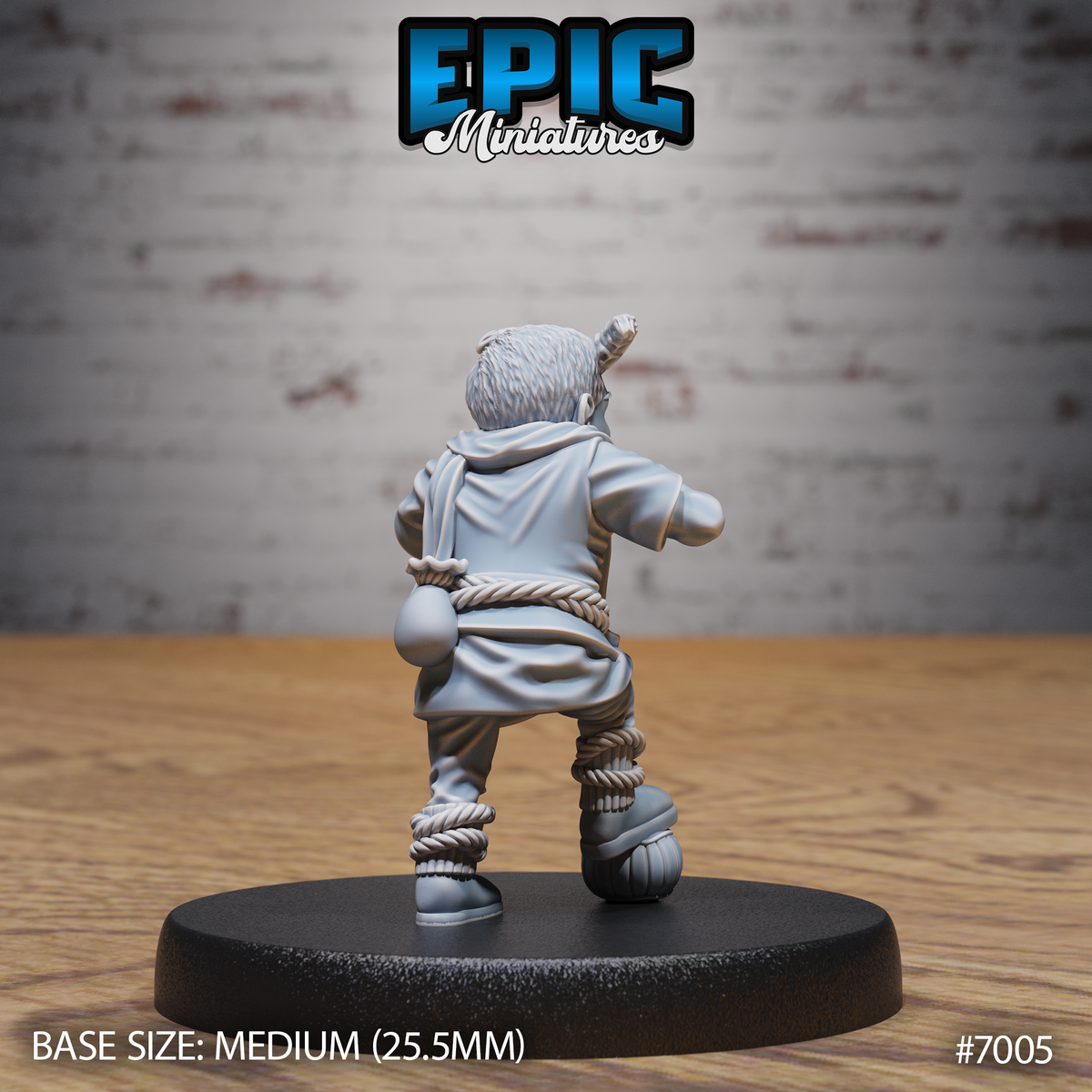 Tiefling Villager DND TTRPG Resin Miniature 25mm Base