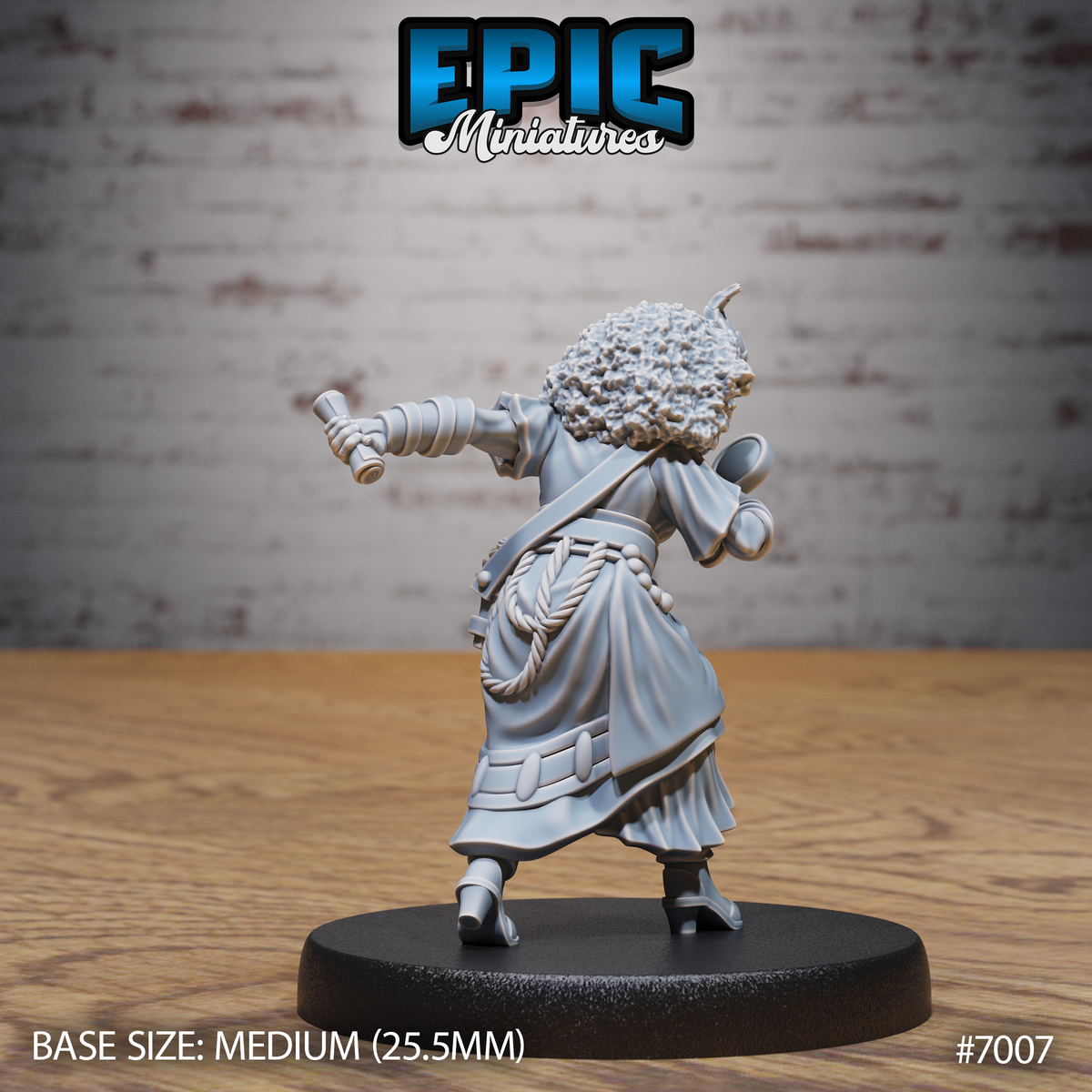 Tiefling Villager DND TTRPG Resin Miniature 25mm Base