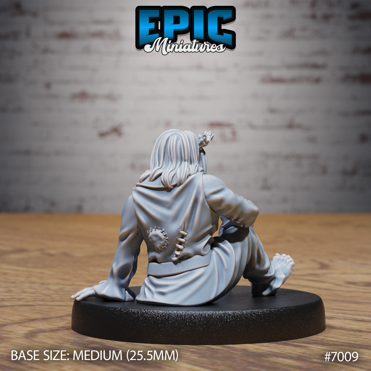 Tiefling Villager DND TTRPG Resin Miniature 25mm Base