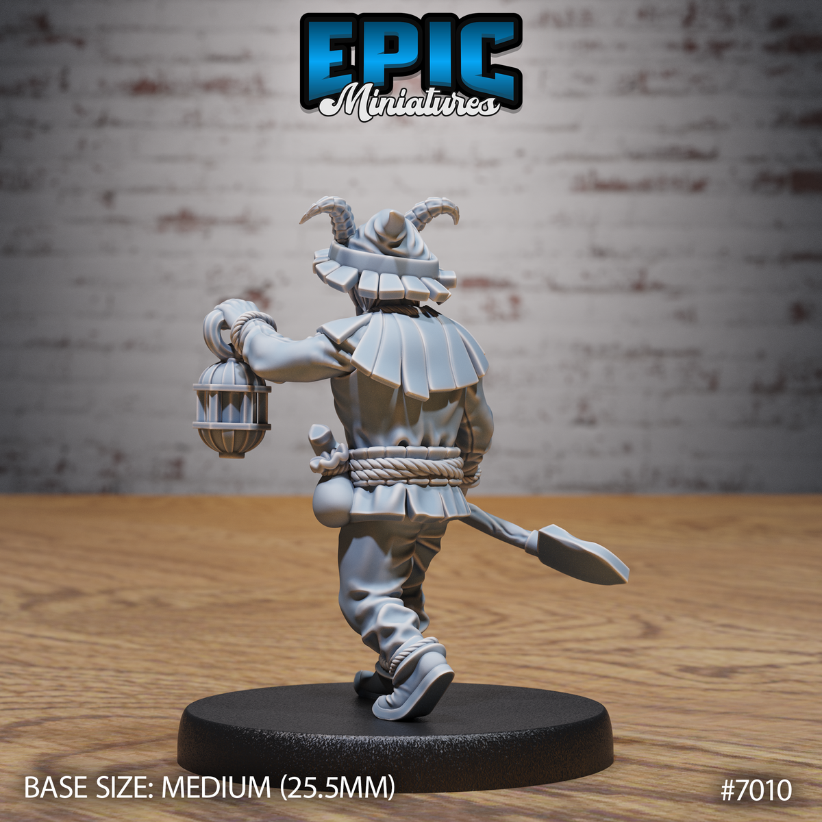 Tiefling Villager DND TTRPG Resin Miniature 25mm Base