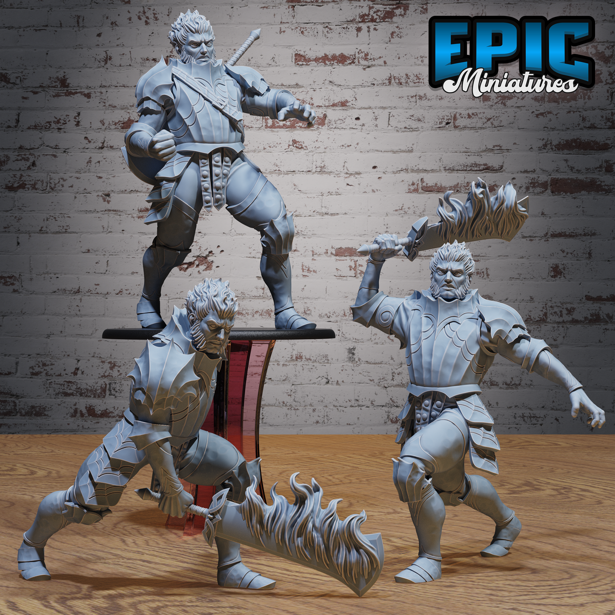 Fire Giant DND TTRPG Resin Model 76mm Base