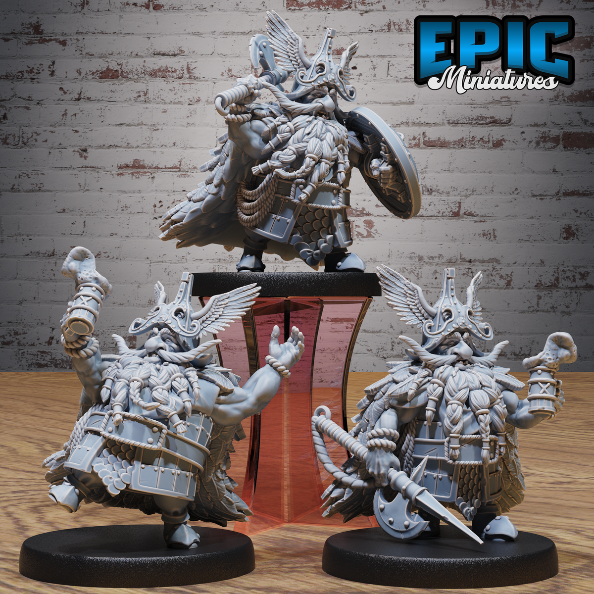 Dwarf Chief DND TTRPG Resin Miniature 25mm Base