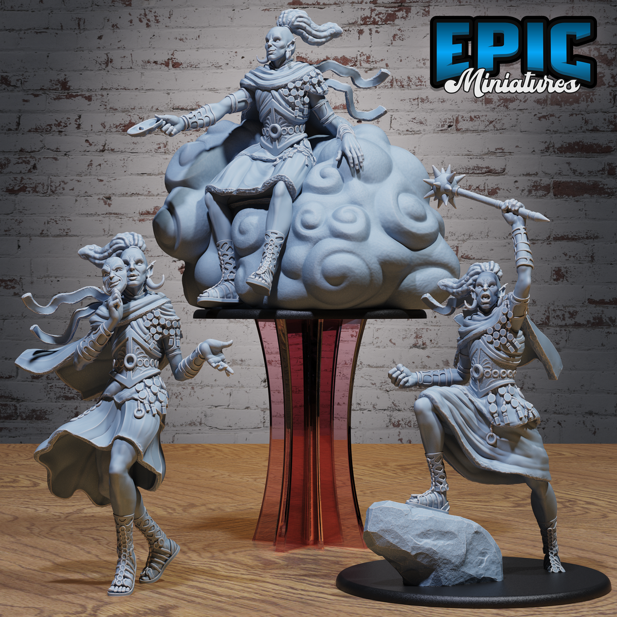 Cloud Giant DND TTRPG Resin Model 76mm Base