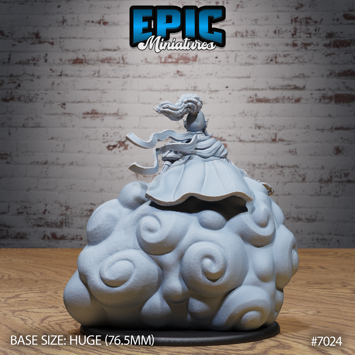 Cloud Giant DND TTRPG Resin Model 76mm Base