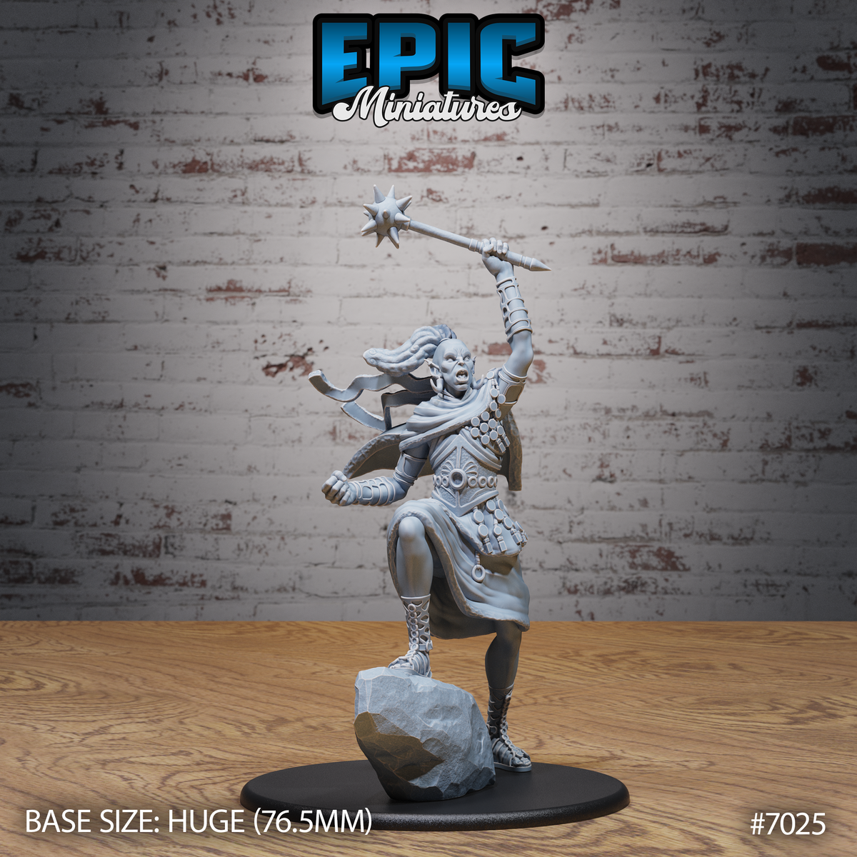Cloud Giant DND TTRPG Resin Model 76mm Base