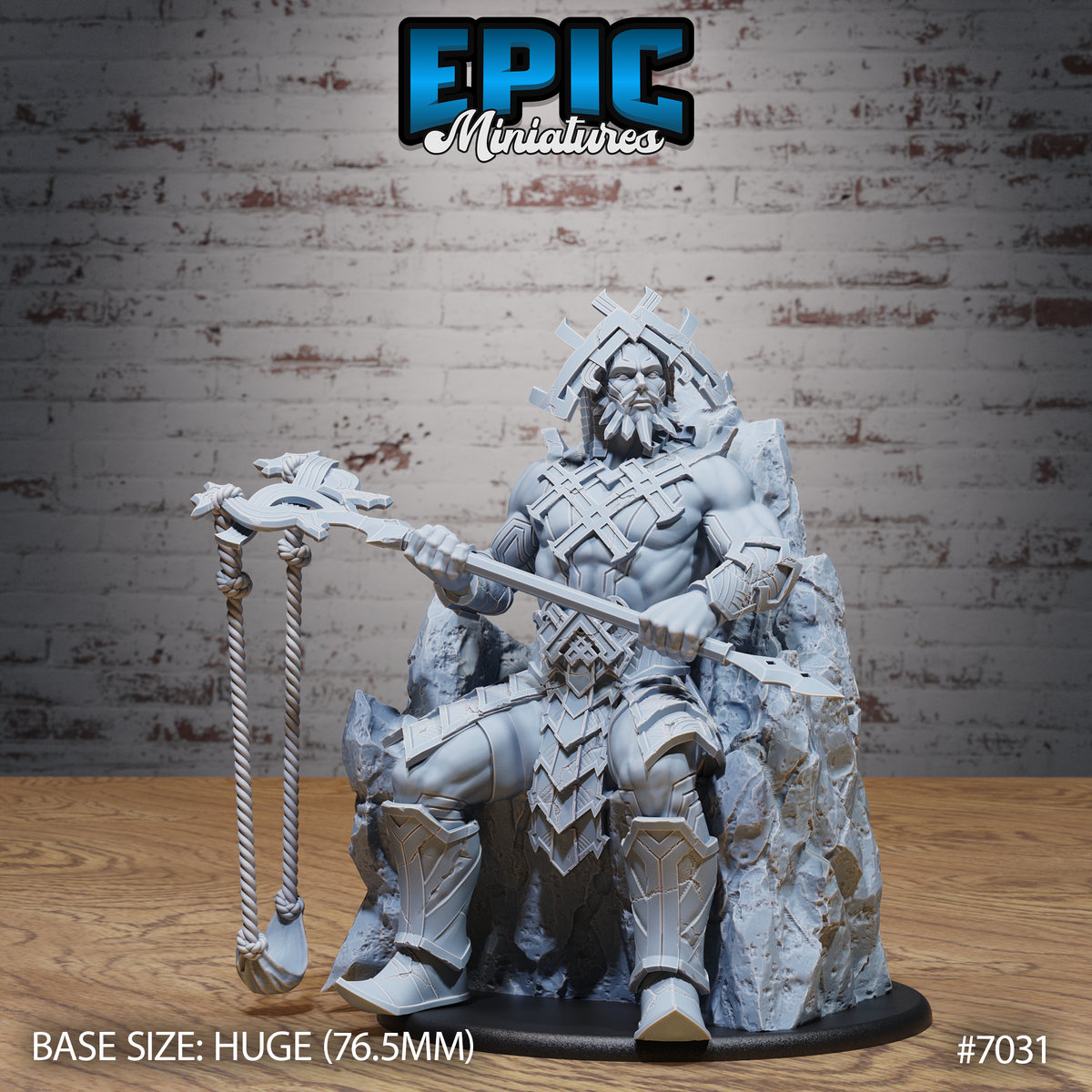 Stone Giant DND TTRPG Resin Model 76mm Base