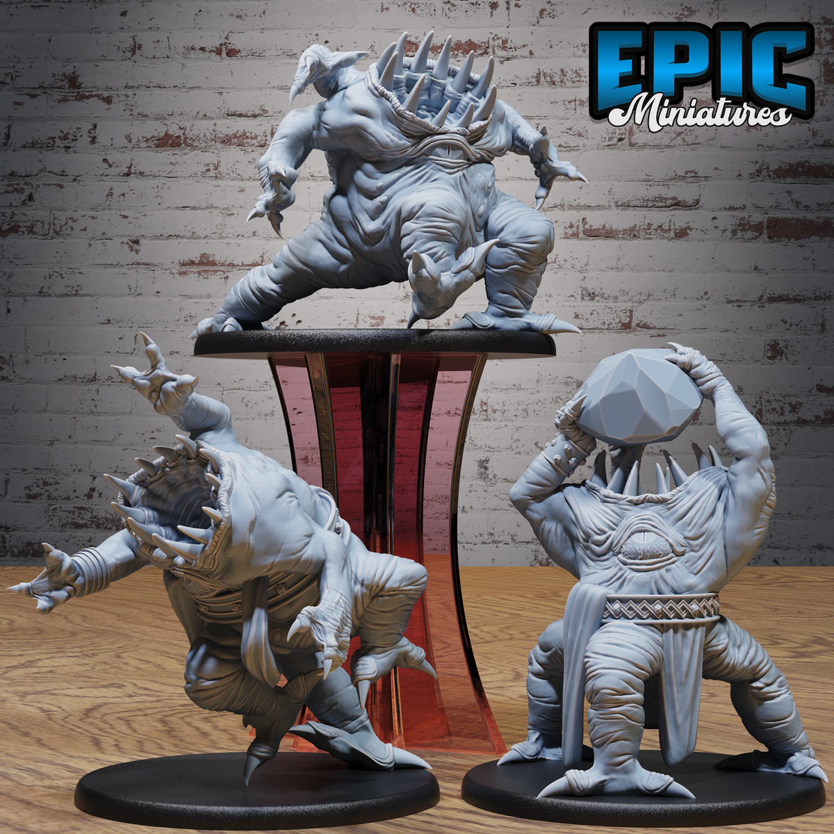 Gem Eater DND TTRPG Resin Model 51mm Base