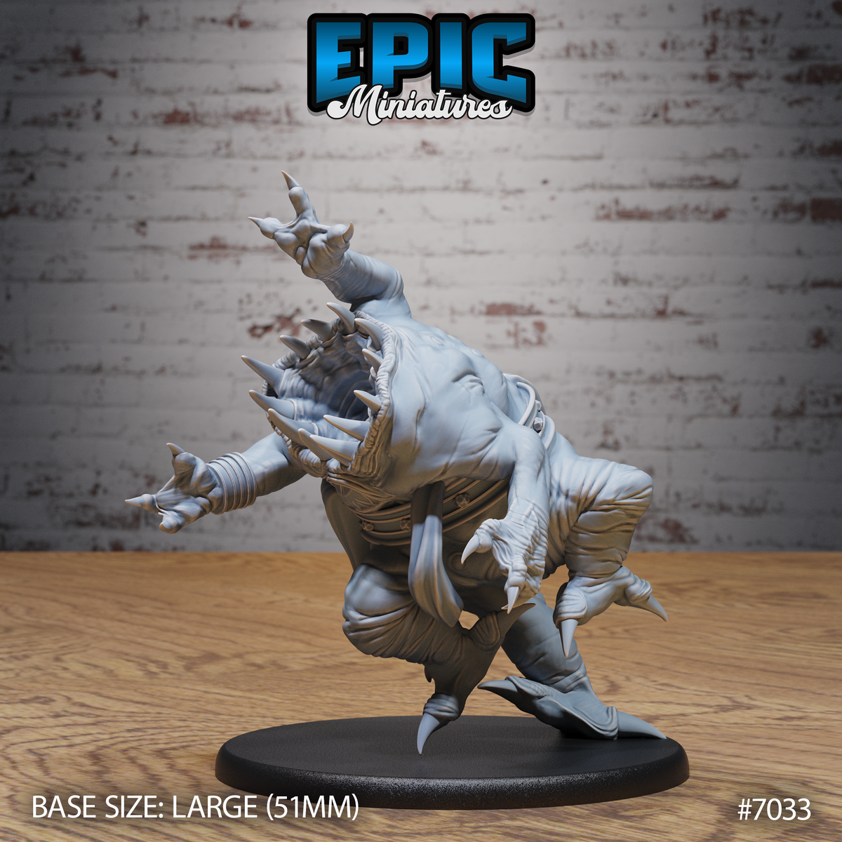 Gem Eater DND TTRPG Resin Model 51mm Base