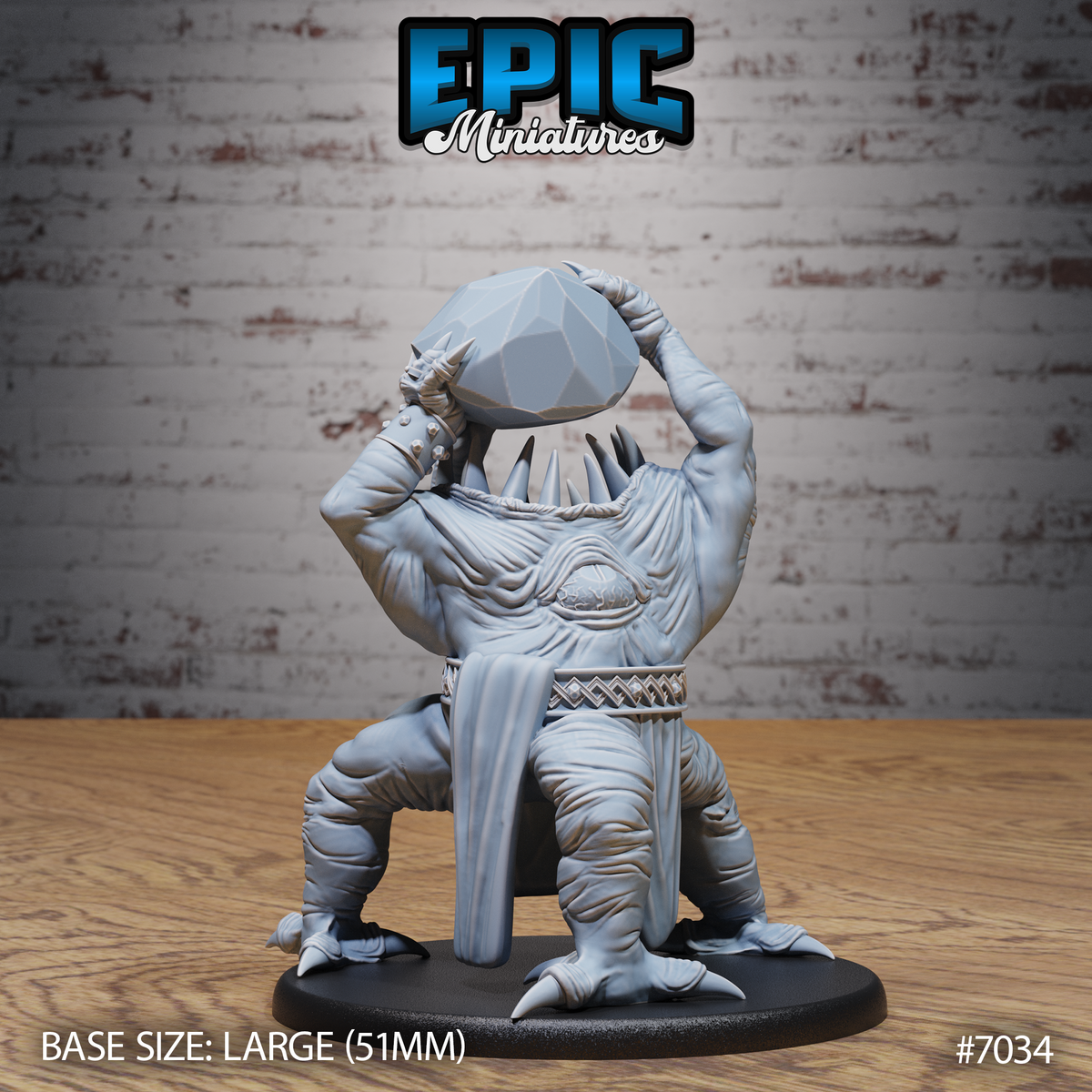 Gem Eater DND TTRPG Resin Model 51mm Base