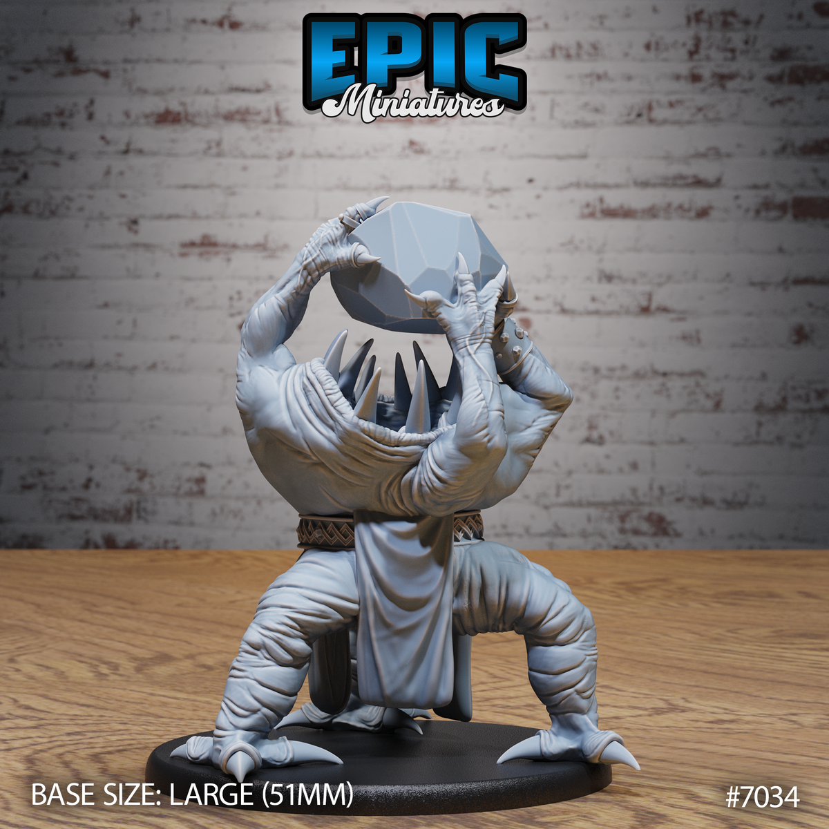 Gem Eater DND TTRPG Resin Model 51mm Base