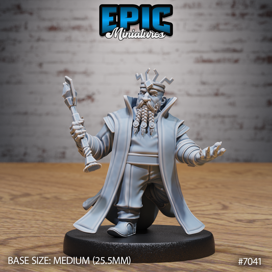 Dwarf Tribe DND TTRPG Resin Miniature 25mm Base