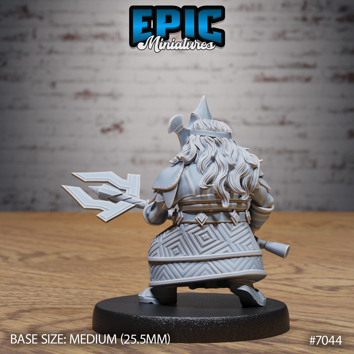 Dwarf Tribe DND TTRPG Resin Miniature 25mm Base