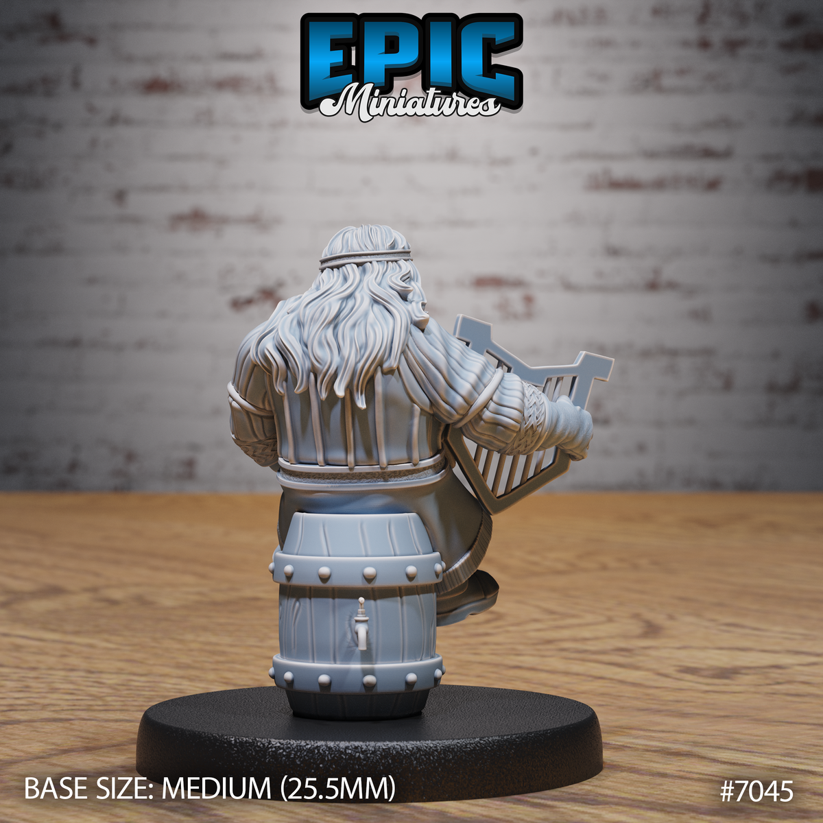 Dwarf Tribe DND TTRPG Resin Miniature 25mm Base