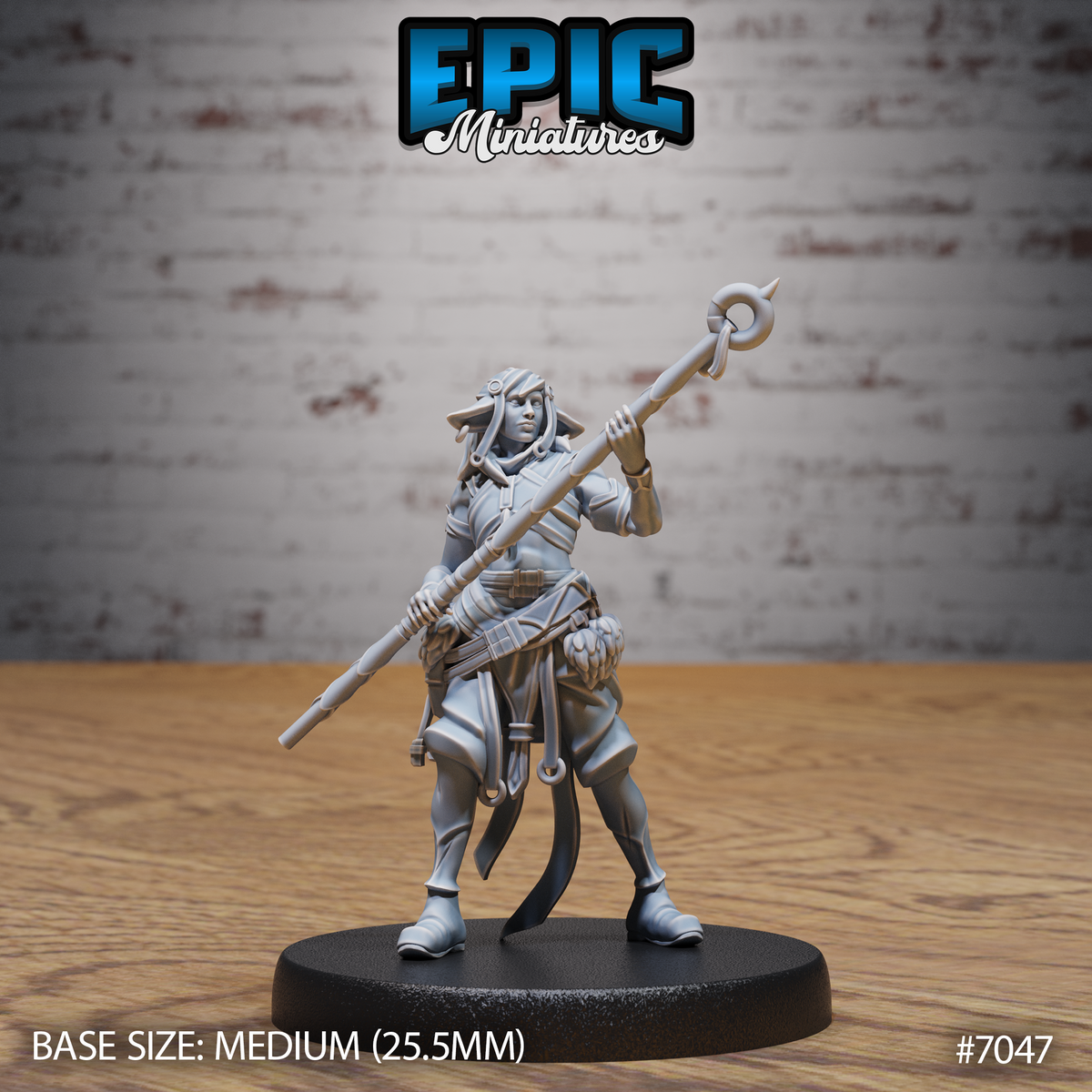 Furbolg Druid DND TTRPG Resin Miniature 25mm Base