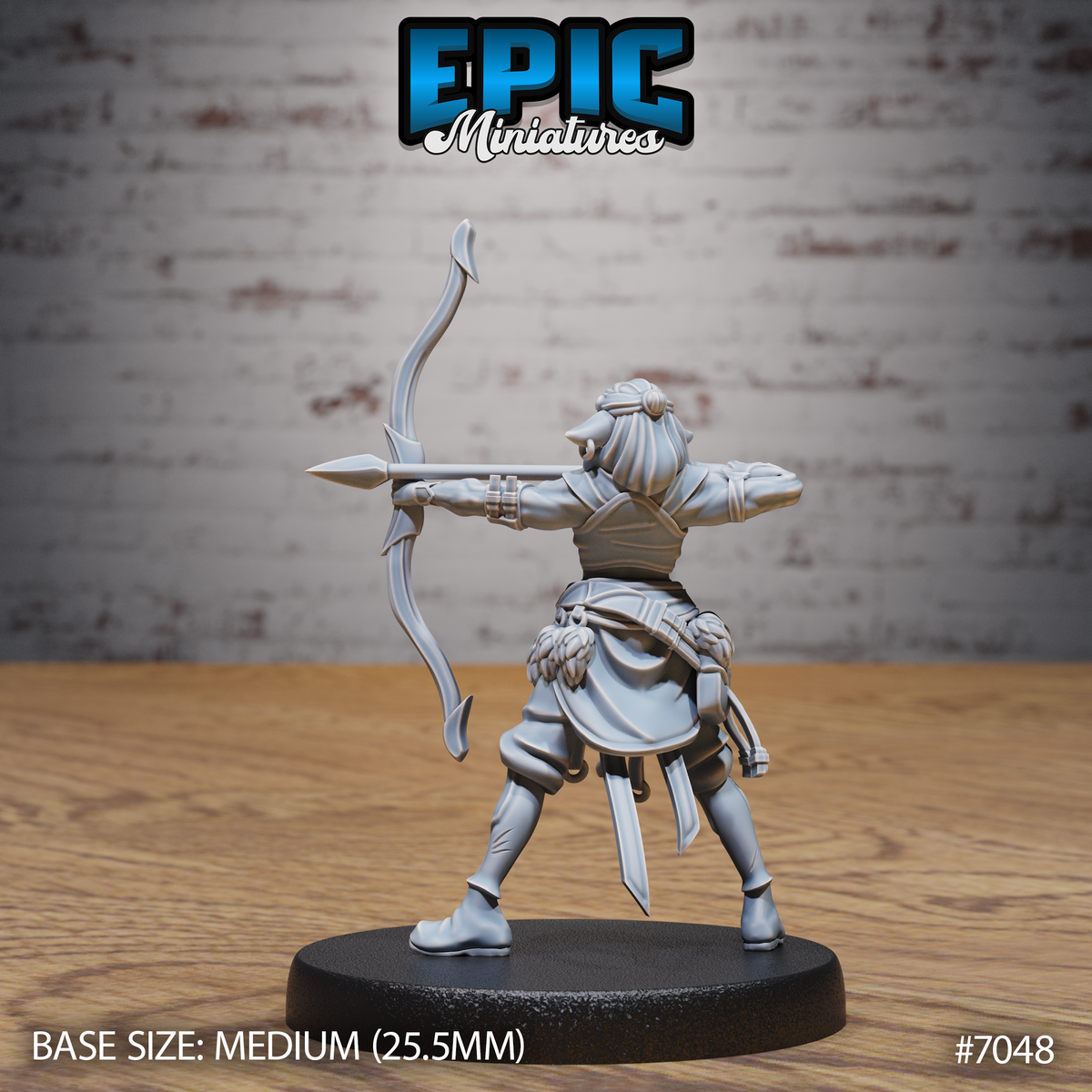 Furbolg Druid DND TTRPG Resin Miniature 25mm Base