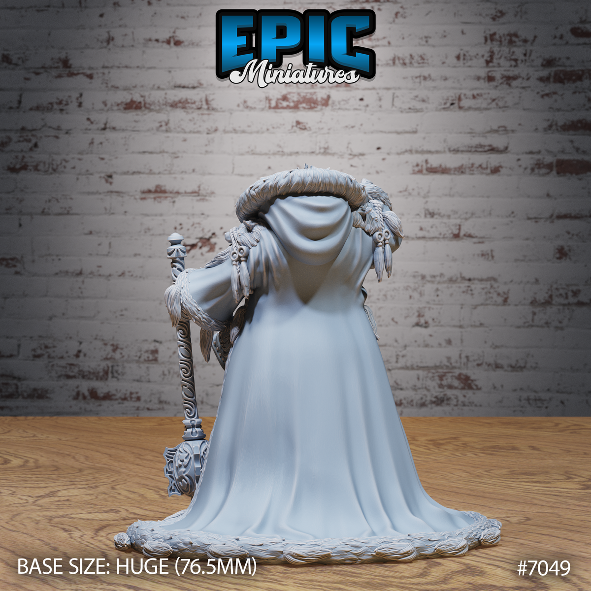 Fire Giantess DND TTRPG Resin Model 76mm Base