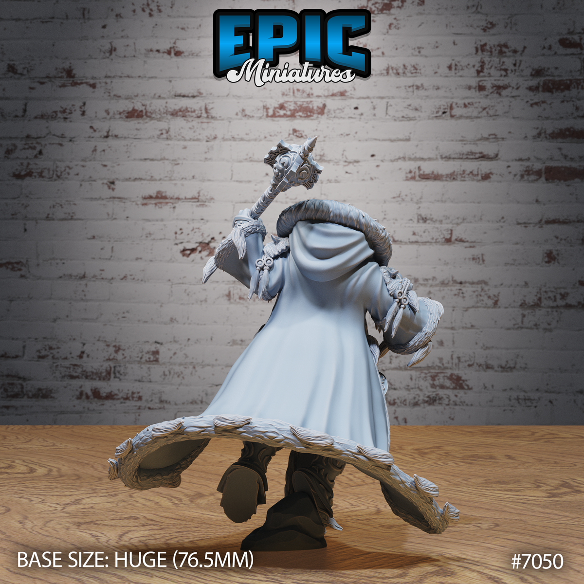 Fire Giantess DND TTRPG Resin Model 76mm Base