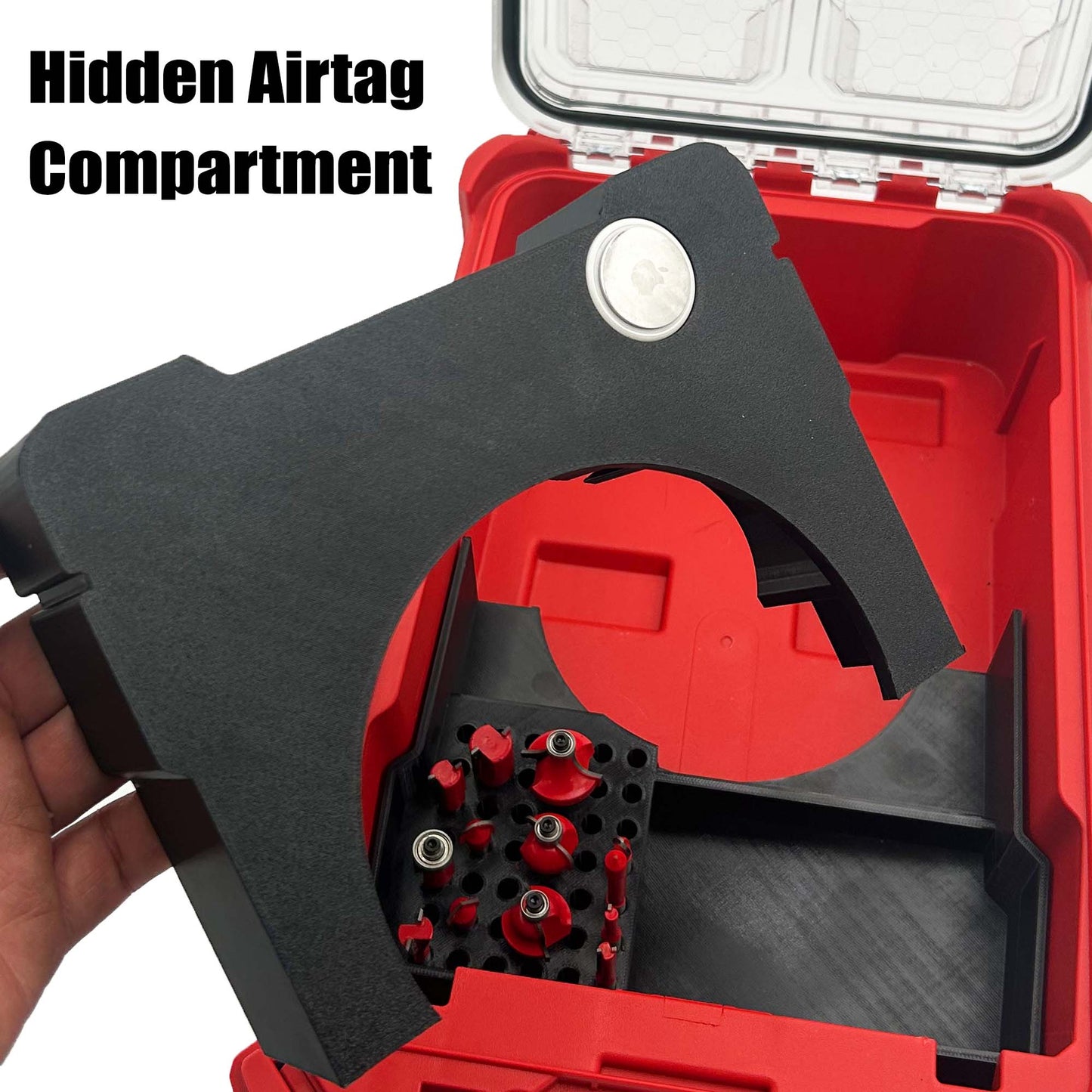 M18 Router Organizer for Milwaukee Compact Packout