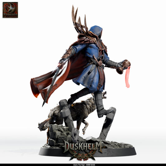 Alaric the High Human King DND Miniature TTRPG Resin Figure 40mm Base