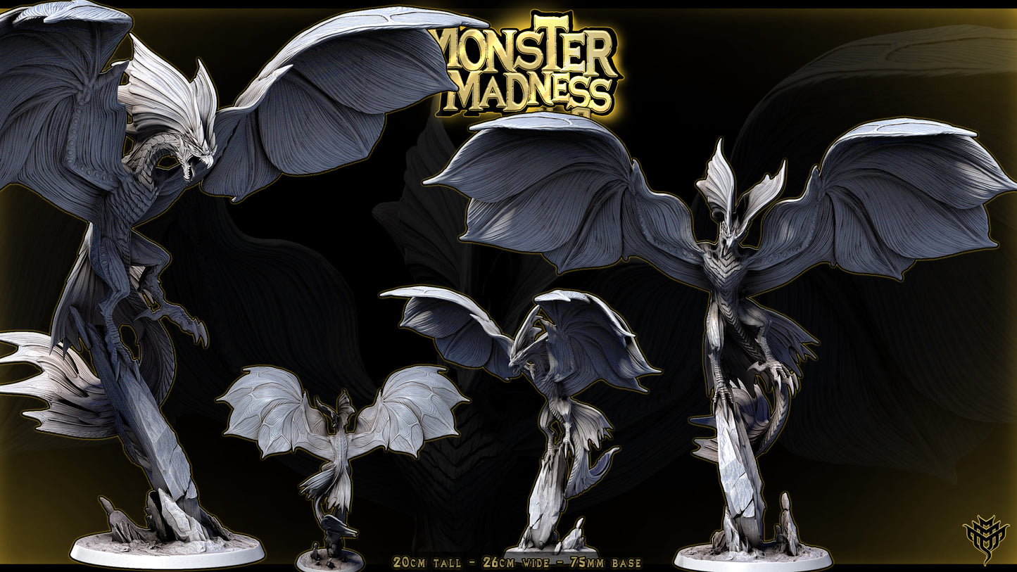 Angelic Raptor DND TTRPG Resin Model 75mm Base