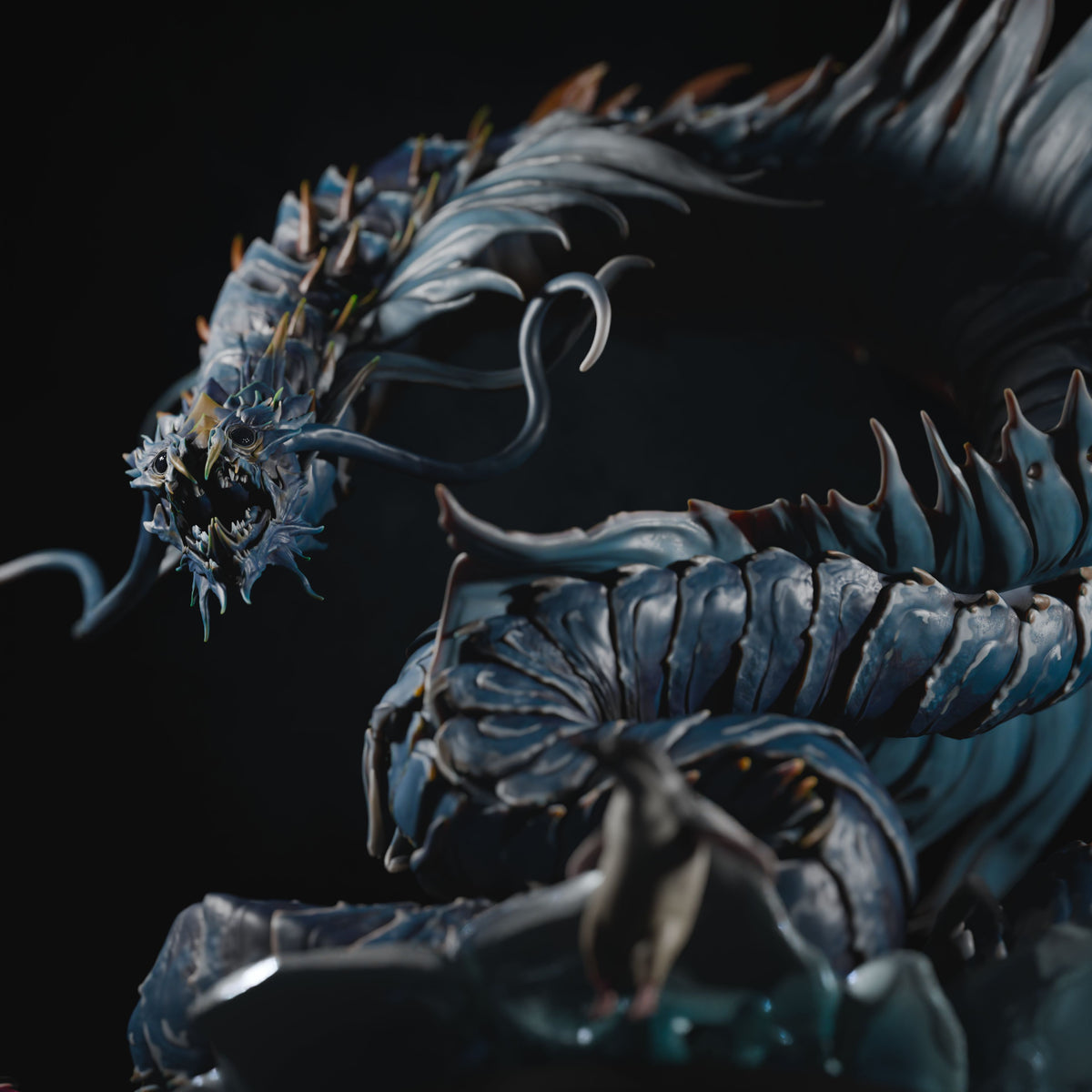 Arctic Centipede DND TTRPG Resin Model 75mm Base