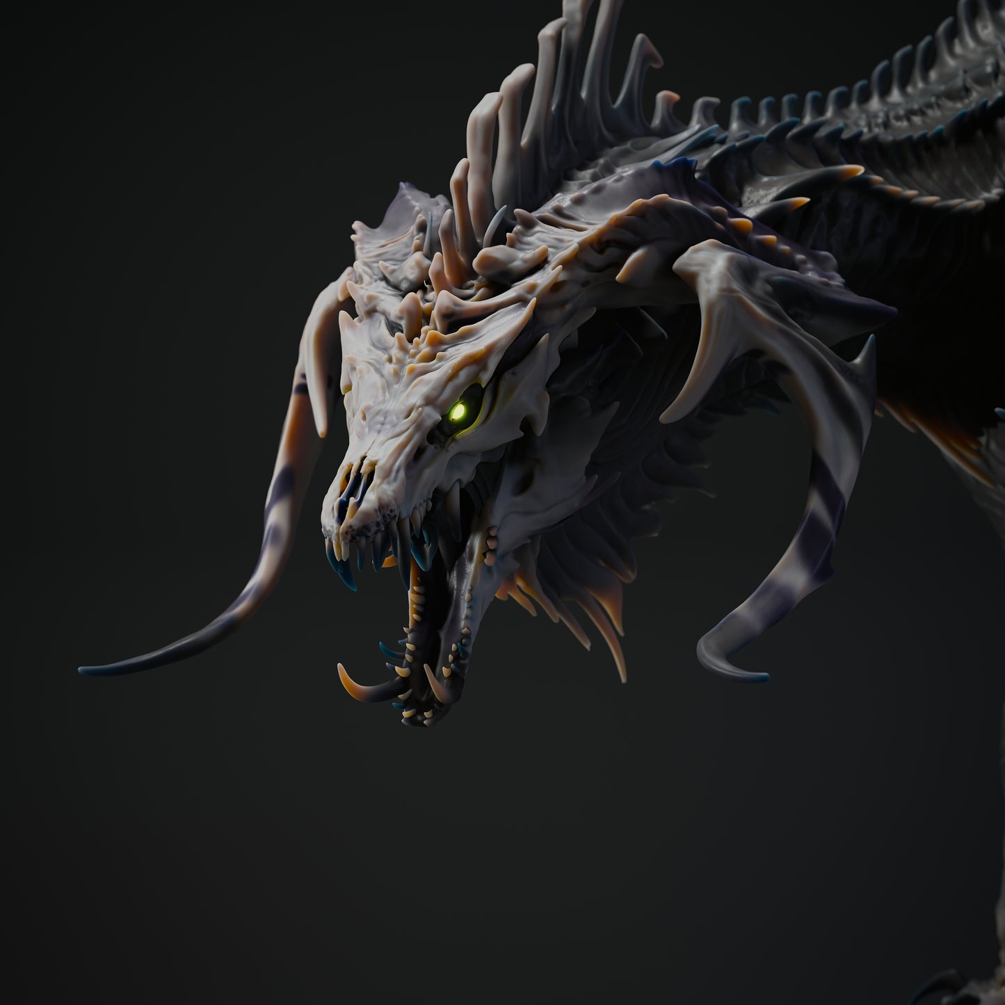 Black Dragon Hunt | Epic Boss Encounter Diorama | Resin Tabletop RPG Display