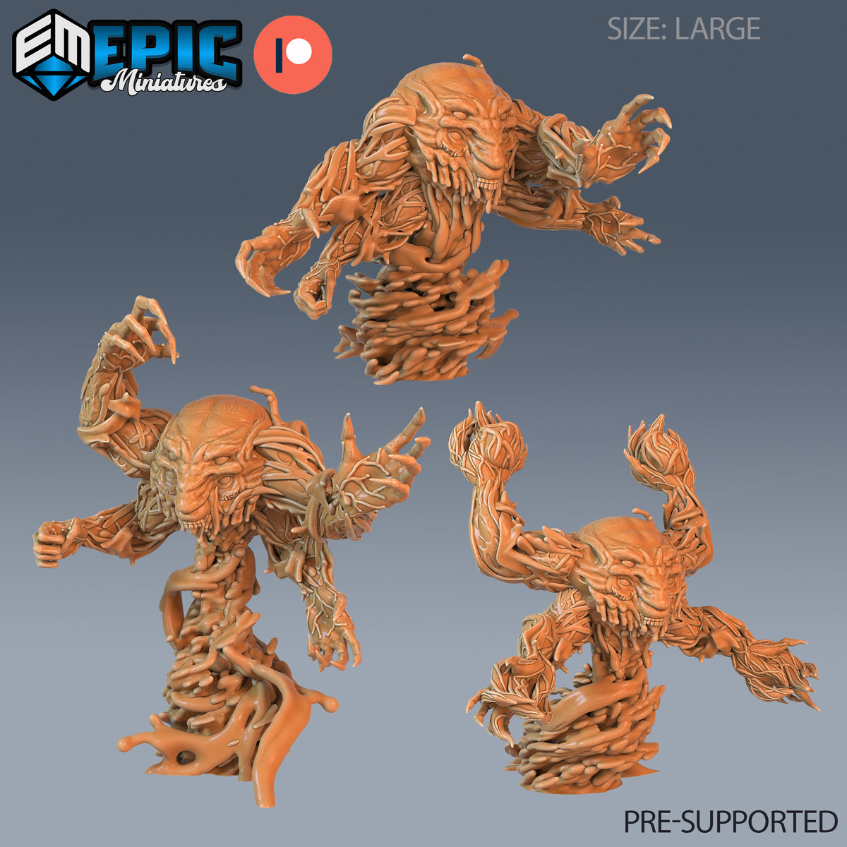 Blood Golem DND TTRPG Resin Model 51mm Base