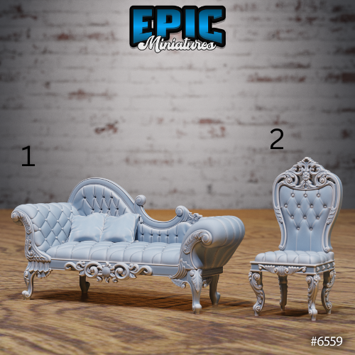 Magical Library Terrain | Arcane Study Scenery Set | Resin Tabletop RPG Terrain