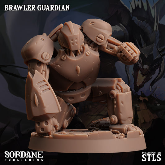 Brawler Guardian DND TTRPG Resin Model 50mm Base
