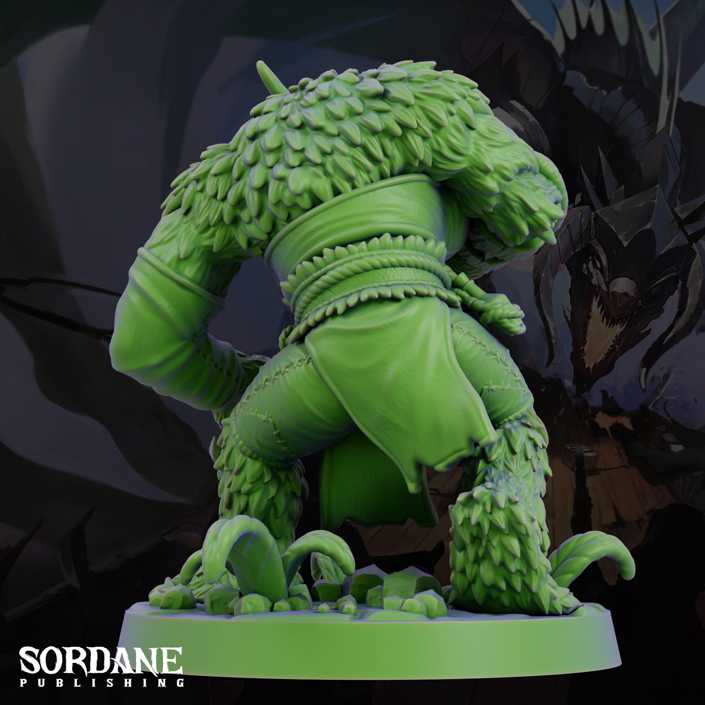 Bugbear Female Savage Goblinoid Warrior Resin Tabletop RPG Figure 25mm Base