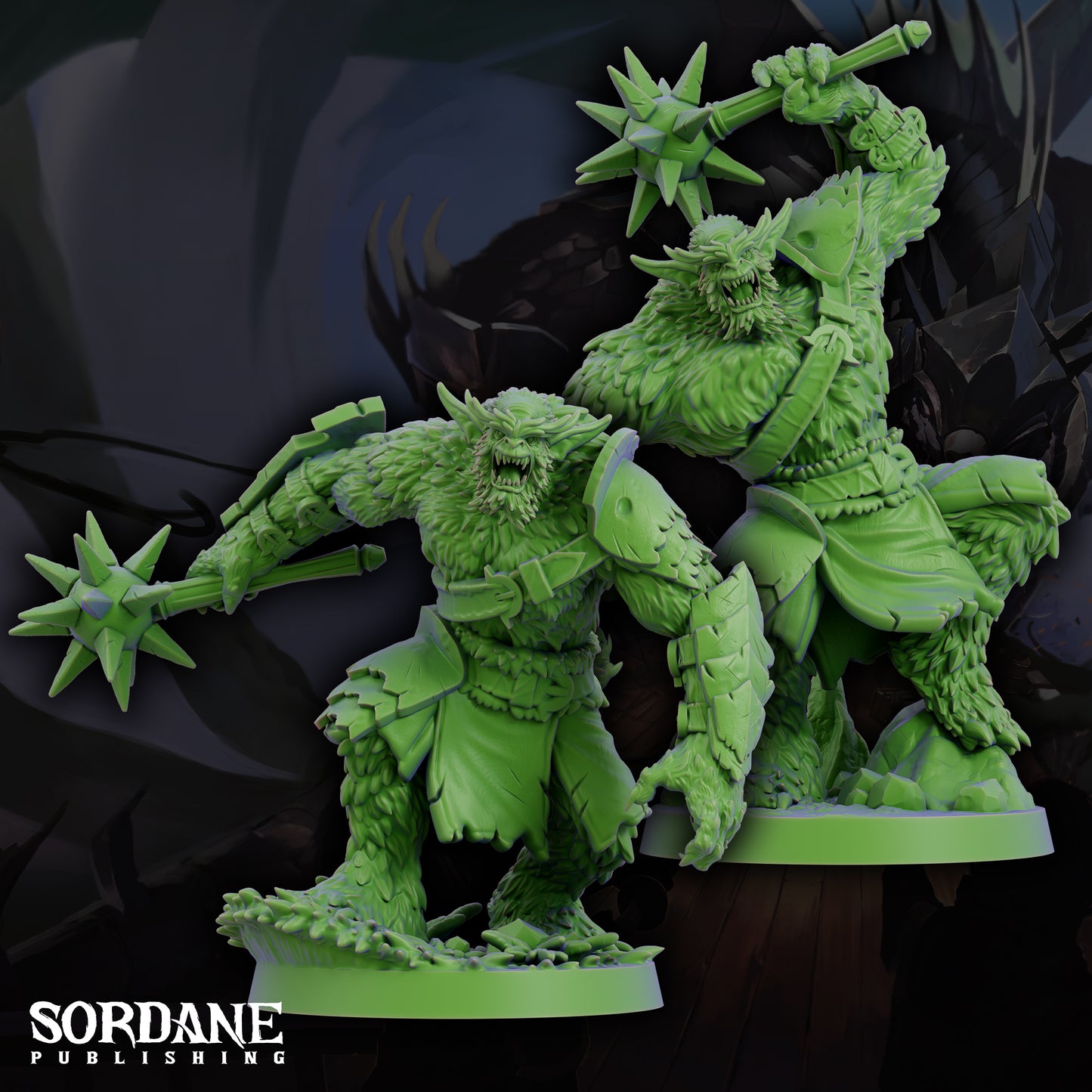 Bugbear Savage Goblinoid Warrior Resin Tabletop RPG Figure 25mm or 50mm Base